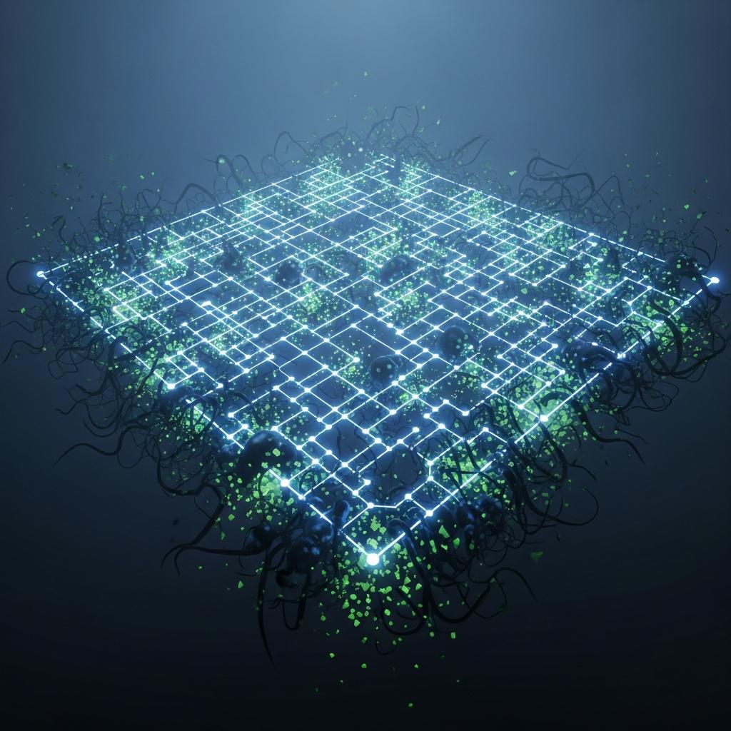 unitary contamination deep NISQ circuits
